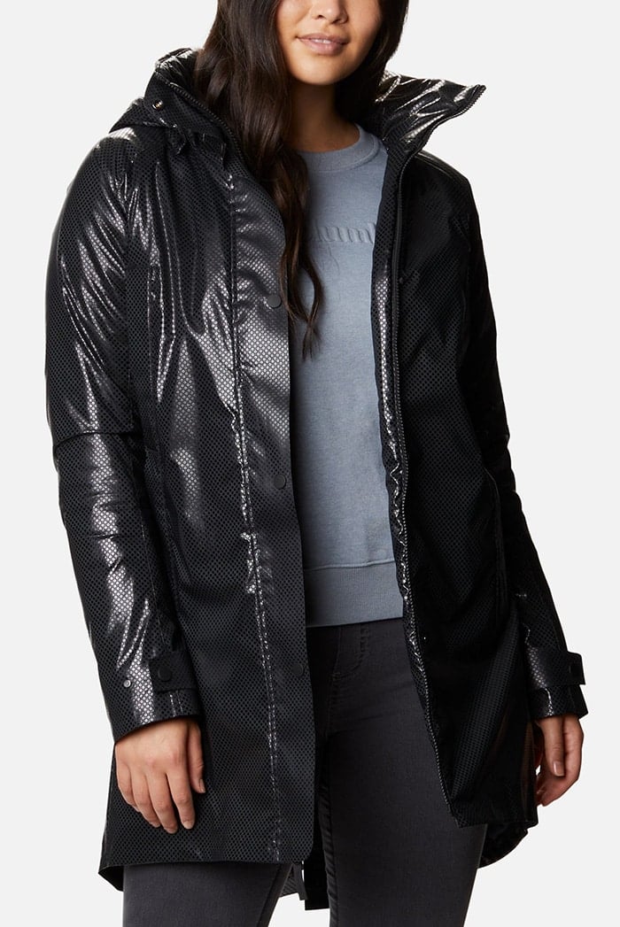 A lush jacket that features cutting-edge warmth and protection