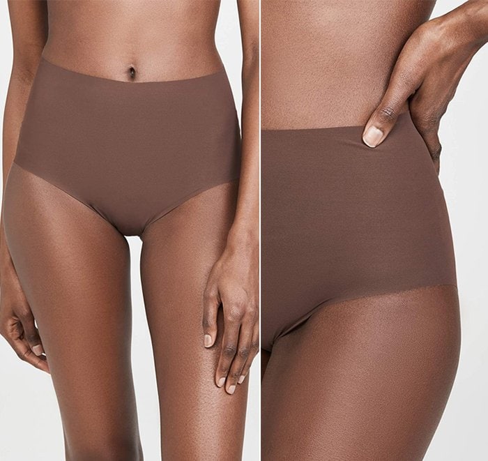 Commando's "naked" construction - without elastic trim - eliminates panty lines and hip gouging forever