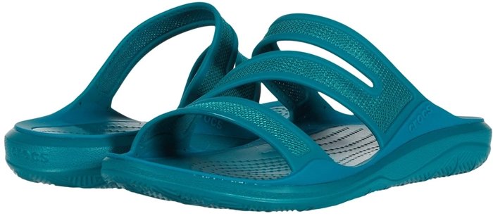 Be adventurous in this water-friendly slip-on slide featuring innovative straps with soft, breathable mesh baked in