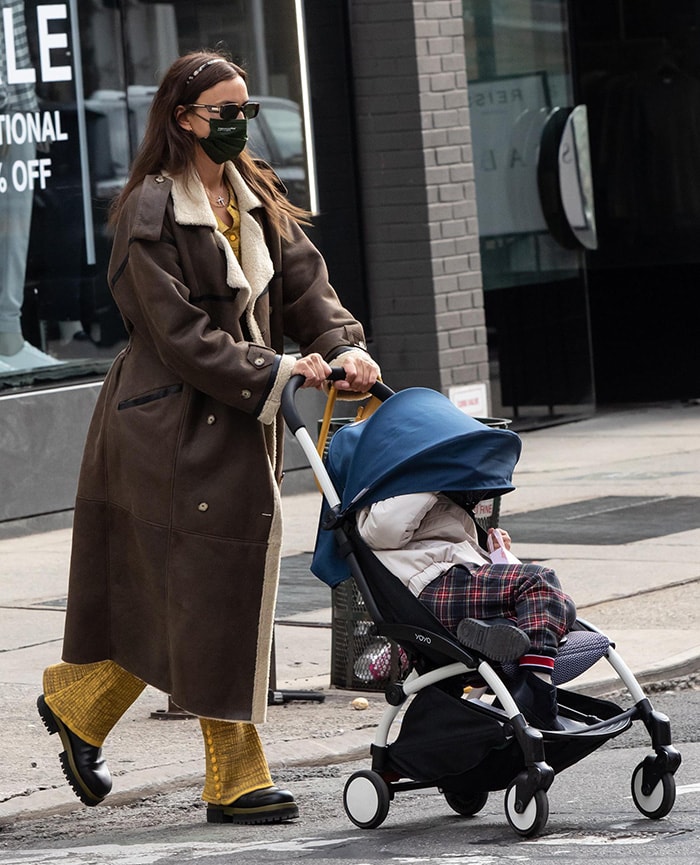 Irina Shayk with her daughter Lea De Seine Shayk Cooper