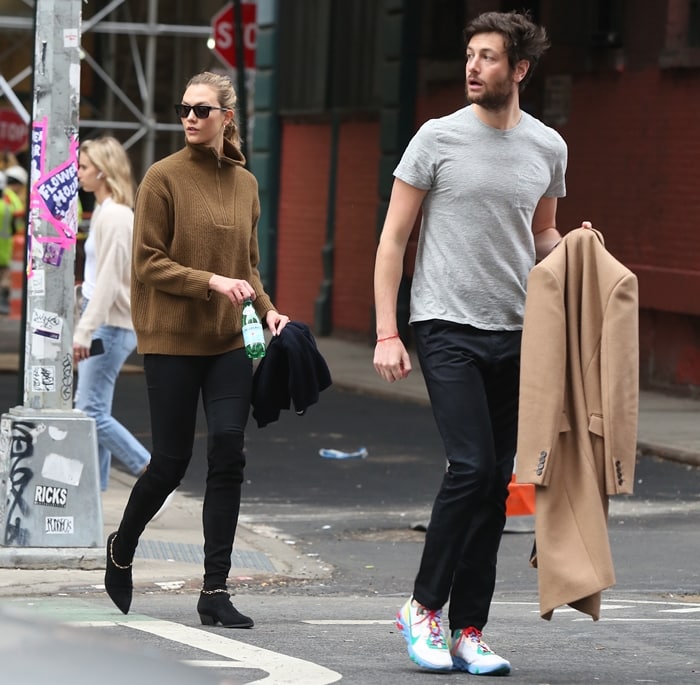 Karlie Kloss and Joshua Kushner pictured on a date in New York City