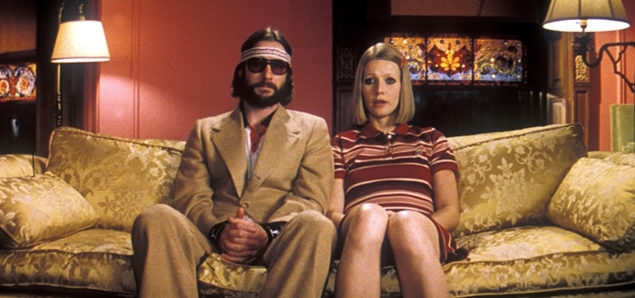 Luke Wilson (as Richie Tenenbaum) and Gwyneth Paltrow (as Margot Tenenbaum) in The Royal Tenenbaums