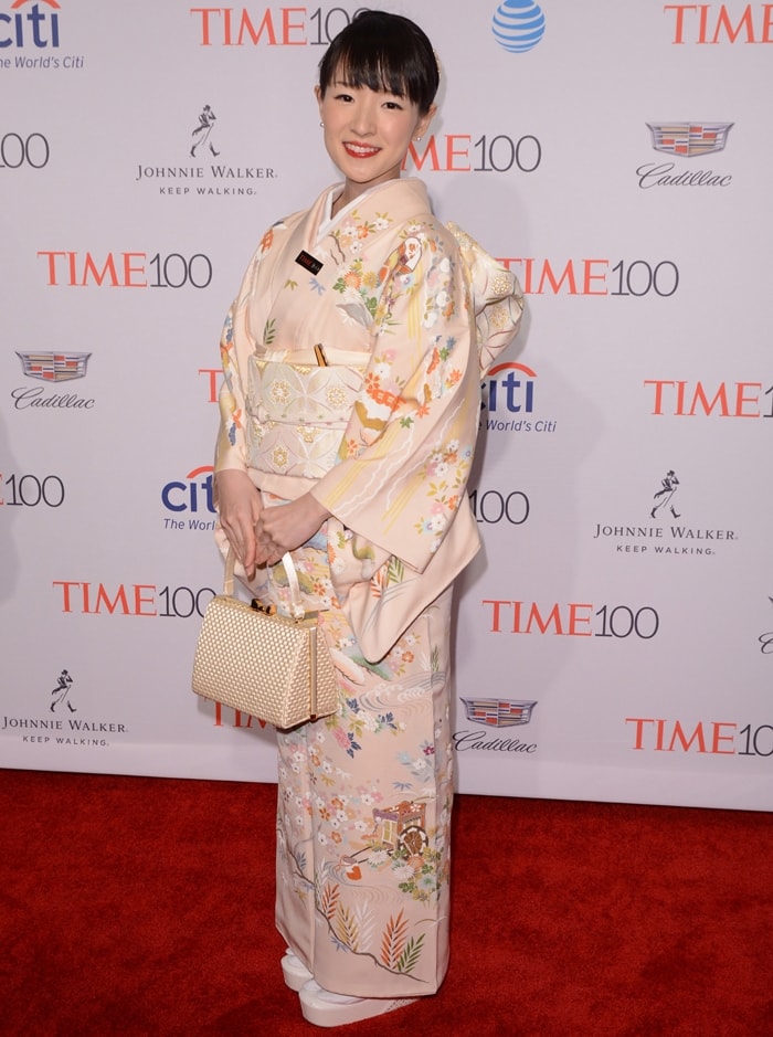 Organizing consultant Marie Kondo was listed as one of Time's "100 most influential people" in 2015