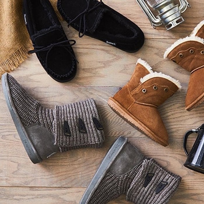 Save on cozy Bearpaw slippers and shoes for children, men, and women at Zulily