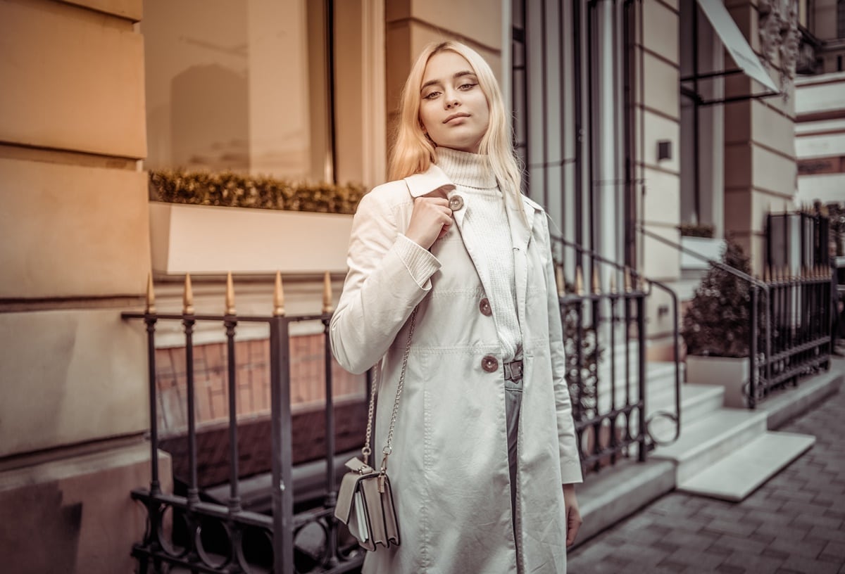 If you live in a colder climate, a trench coat is a must for your capsule wardrobe