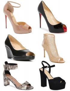 how to make open toe heels fit smaller