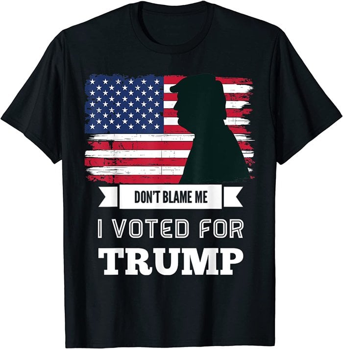 Wearing this pro-Trump tee with Trump's silhouette is one sure way of not getting picked for jury duty