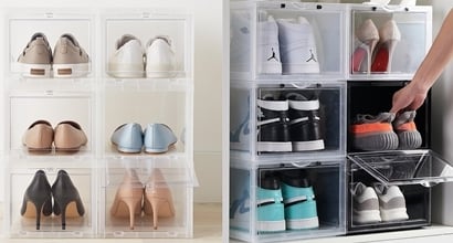 The Container Store's Drop-Front Shoe Box Review 2023