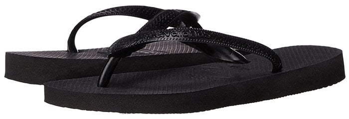 Too casual Havaianas rubber flip-flops are not suitable for any jury services