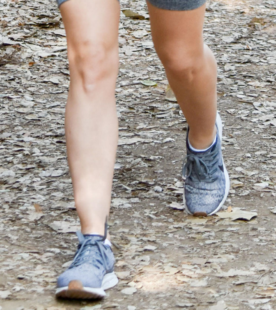 Lucy Hale wears the Nike Air Zoom Pegasus 36 for her trail hike