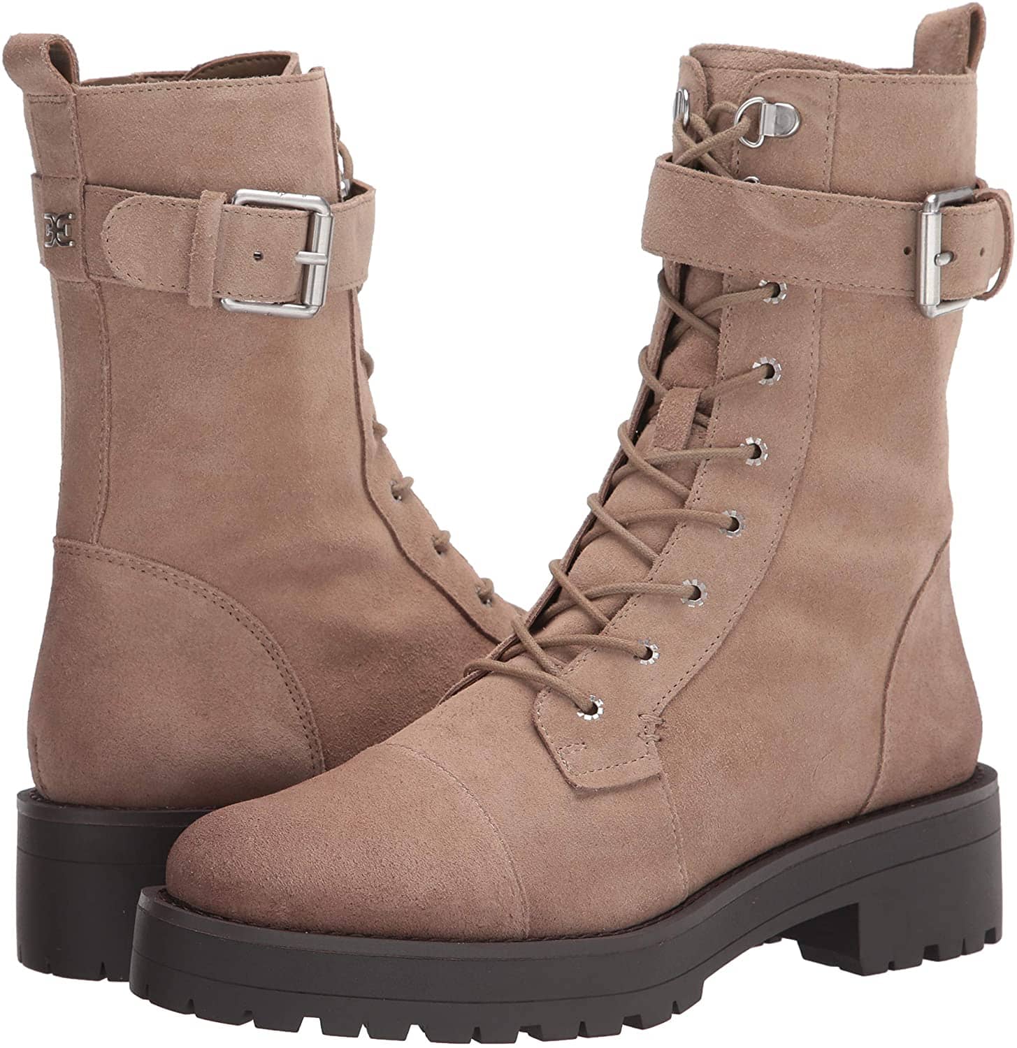 The Sam Edelman Junip boots are also available in safari tan colorway