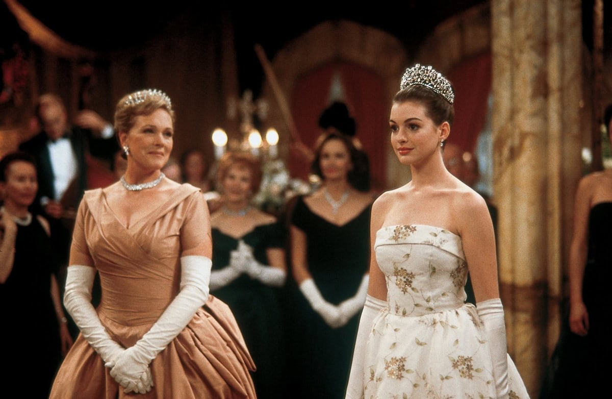 Anne Hathaway was a fresh-faced 18-year-old in her breakout role in "The Princess Diaries", while Julie Andrews brought seasoned elegance to the film at age 65