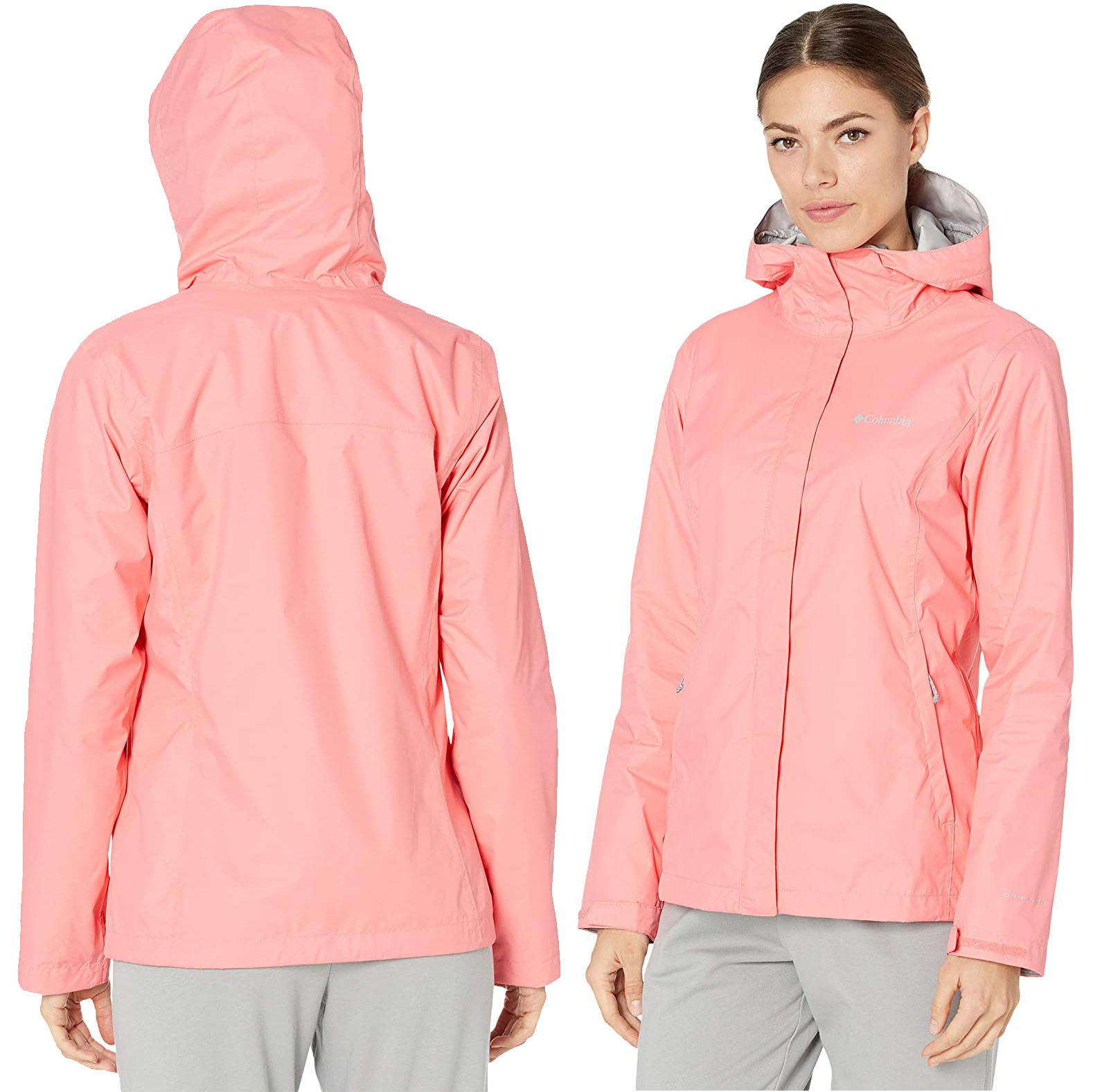 Available in multiple colors, the Arcadia II nylon jacket is waterproof and breathable