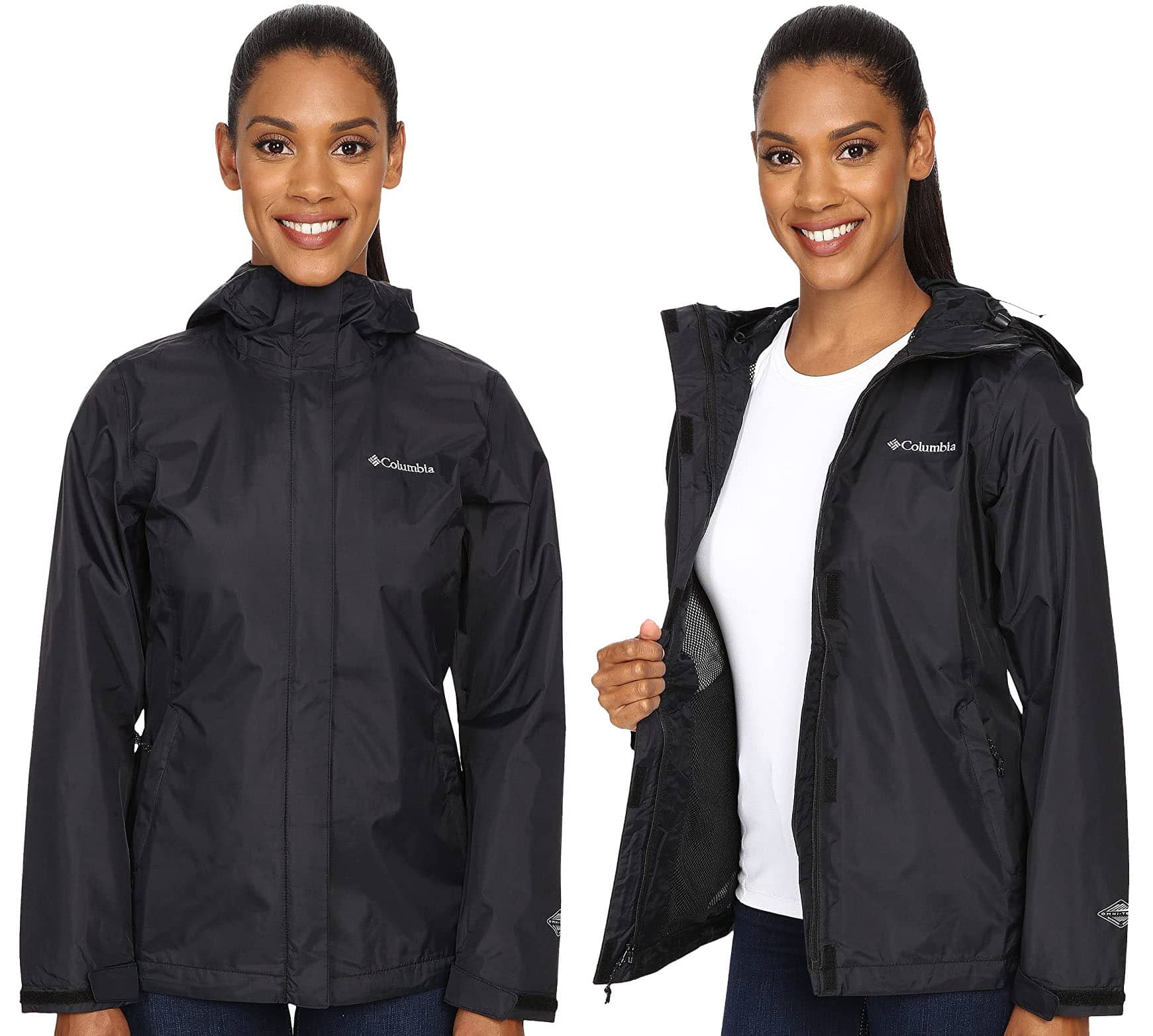 Columbia’s ultralightweight Arcadia II rain jacket features a seam-sealed construction with soft mesh lining