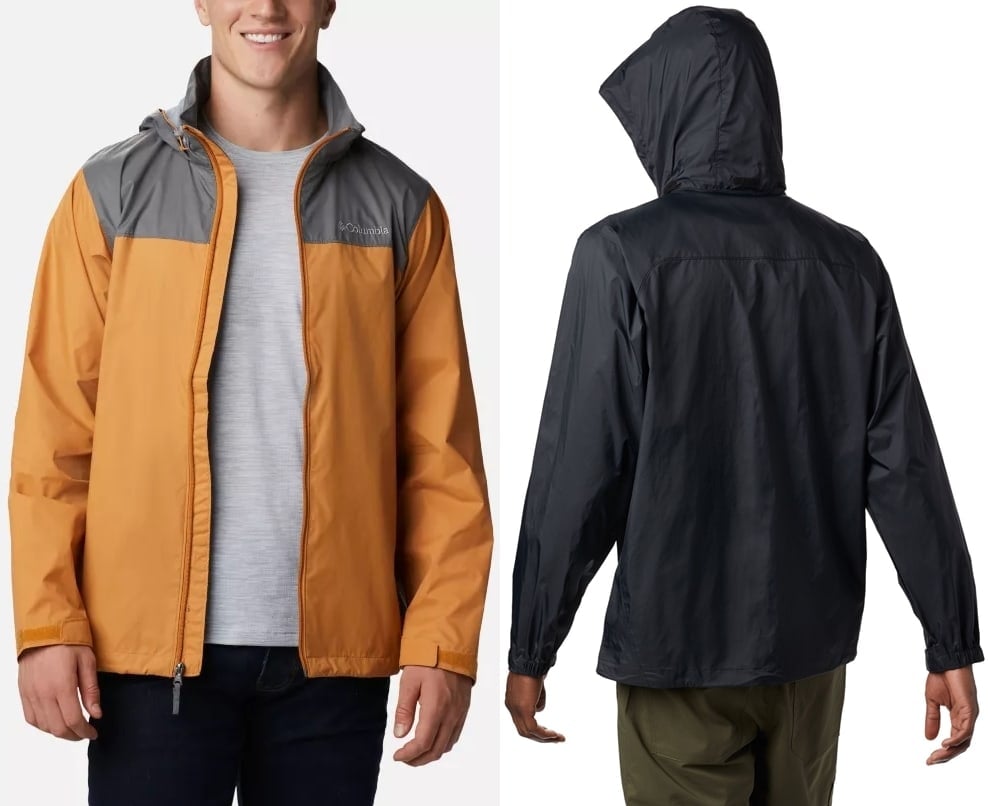 With a waterproof nylon shell and soft mesh lining, this rain jacket is light enough to fold into a pocket for easy storage and durable enough to withstand a downpour at a moment's notice
