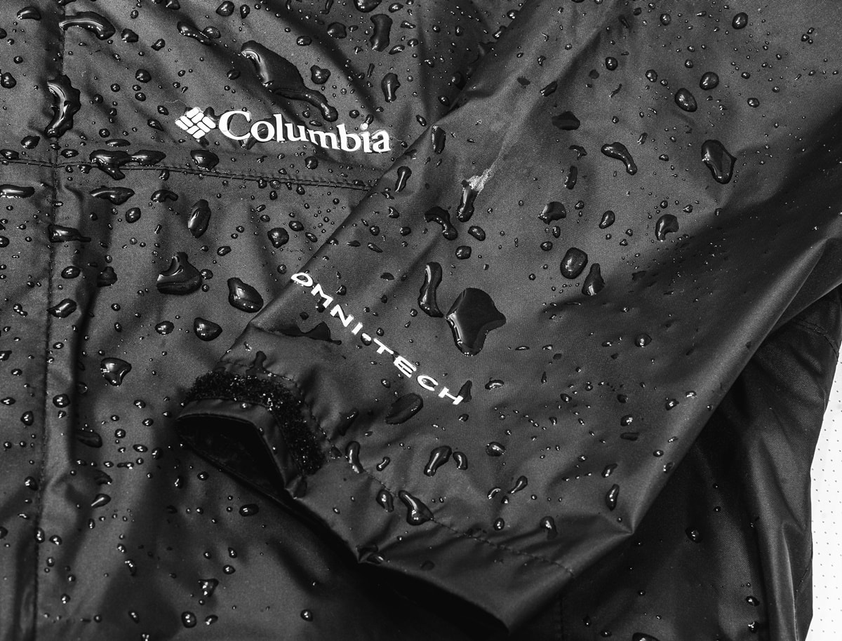 Columbia's Omni-Tech technology provides premium, air-permeable waterproof protection