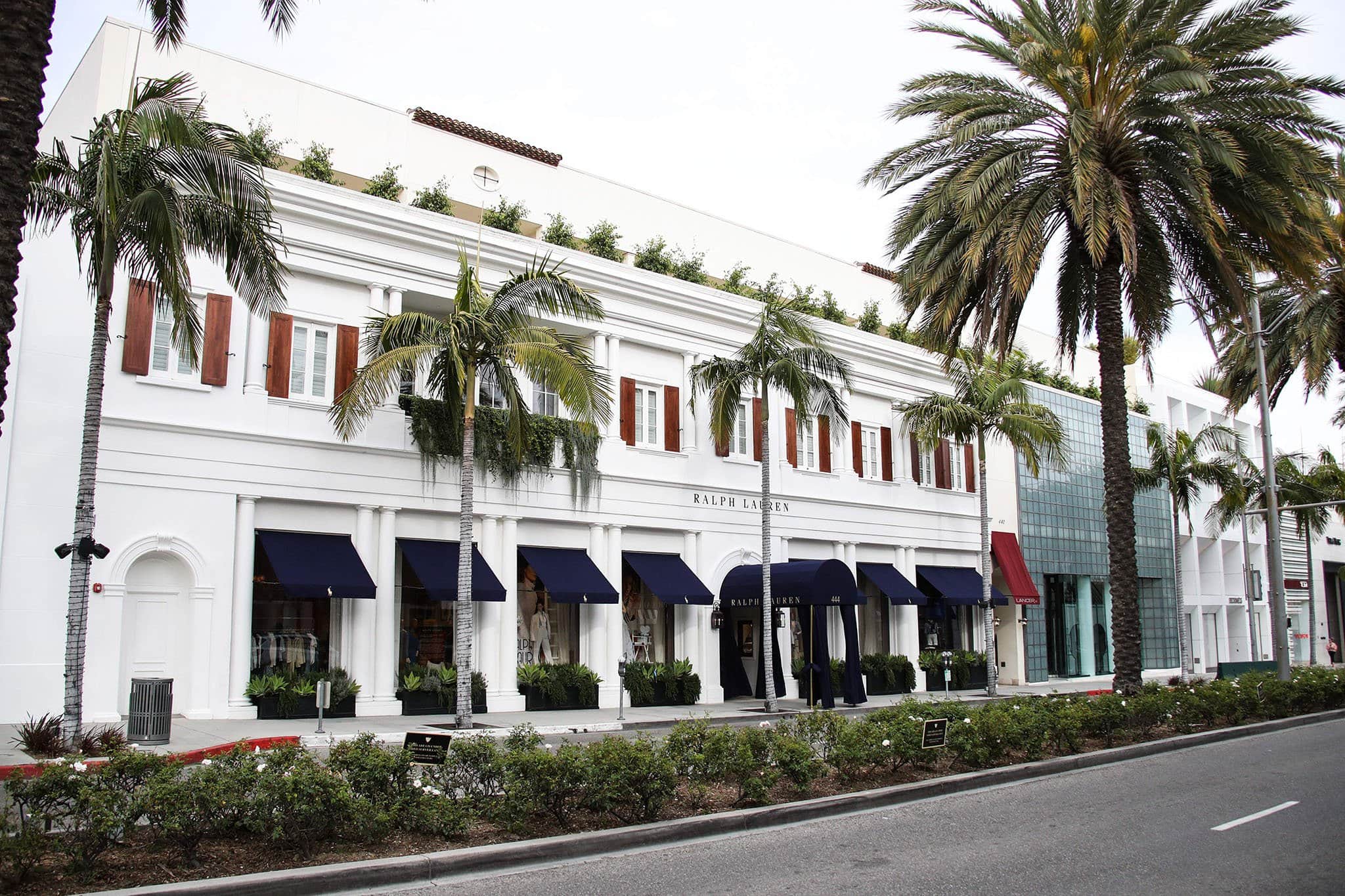 Ralph Lauren's first standalone store opened in Beverly Hills Rodeo Drive in 1971