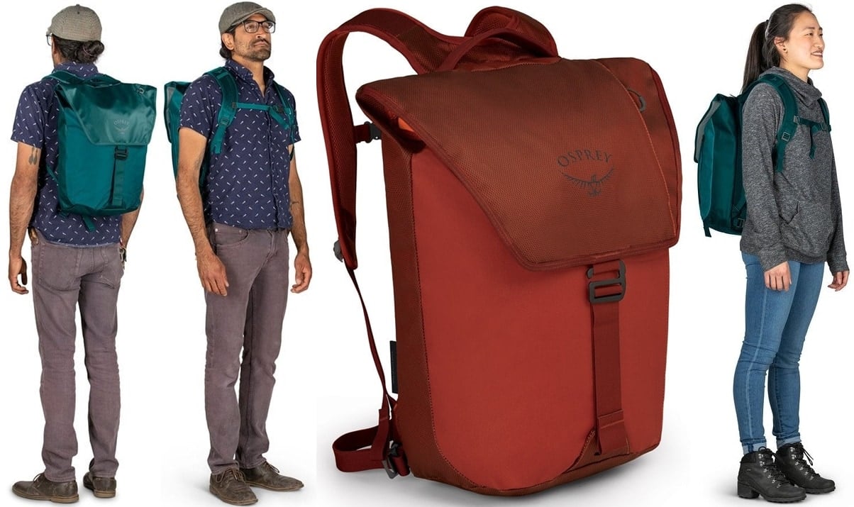 The Osprey Transporter Flap pack makes for a painless and even pleasant commute