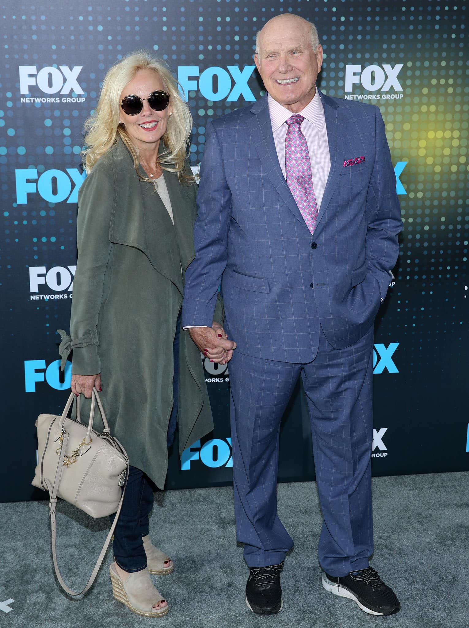 Tammy Bradshaw and Terry Bradshaw, pictured at the 2017 FOX Upfront, are involved in charitable organizations