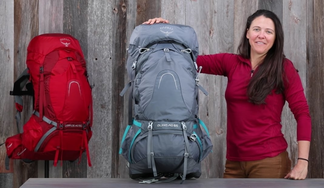 The Atmos AG backpacks are designed for traditional backpacking trips up to a week or more in duration