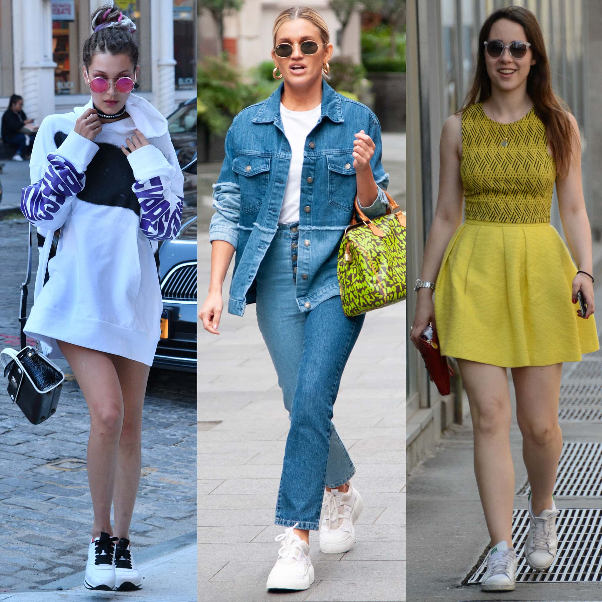 The Best White Trainers To Wear With Everything, Including Summer Dresses