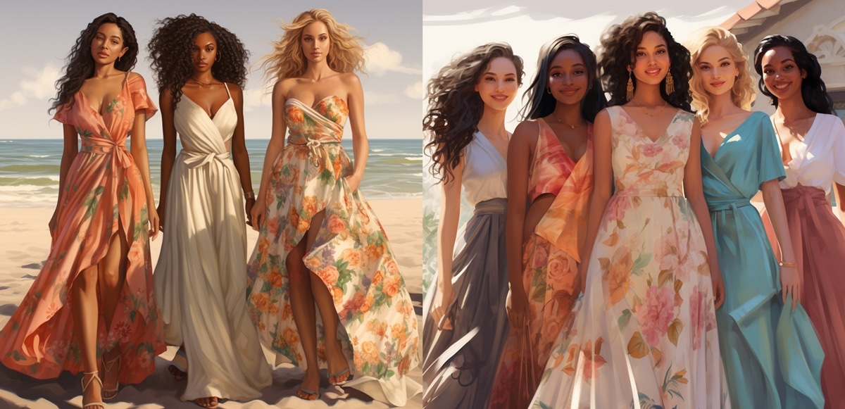 Whether you prefer long, flowy, and bohemian vibes or short and fitted designs, summer dresses are your go-to for Sunday brunches and fabulous nights out