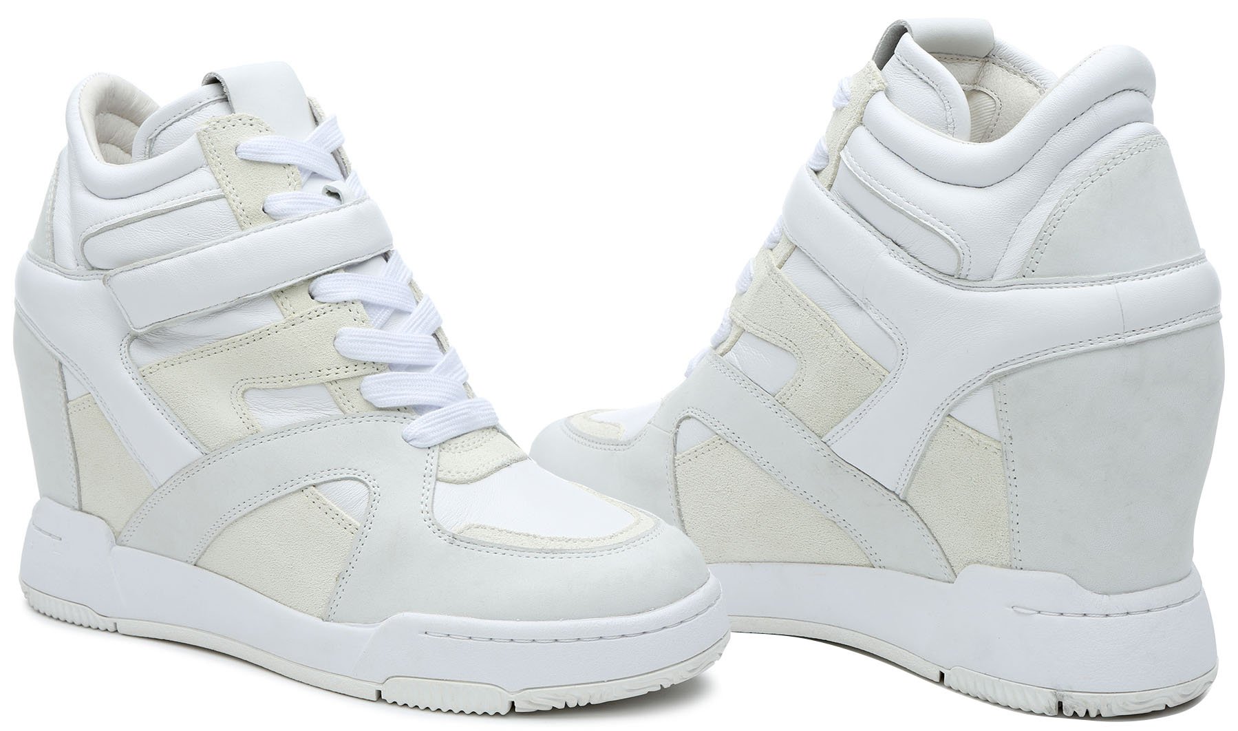 Give off cool-girl vibe with '90s-style wedge sneakers