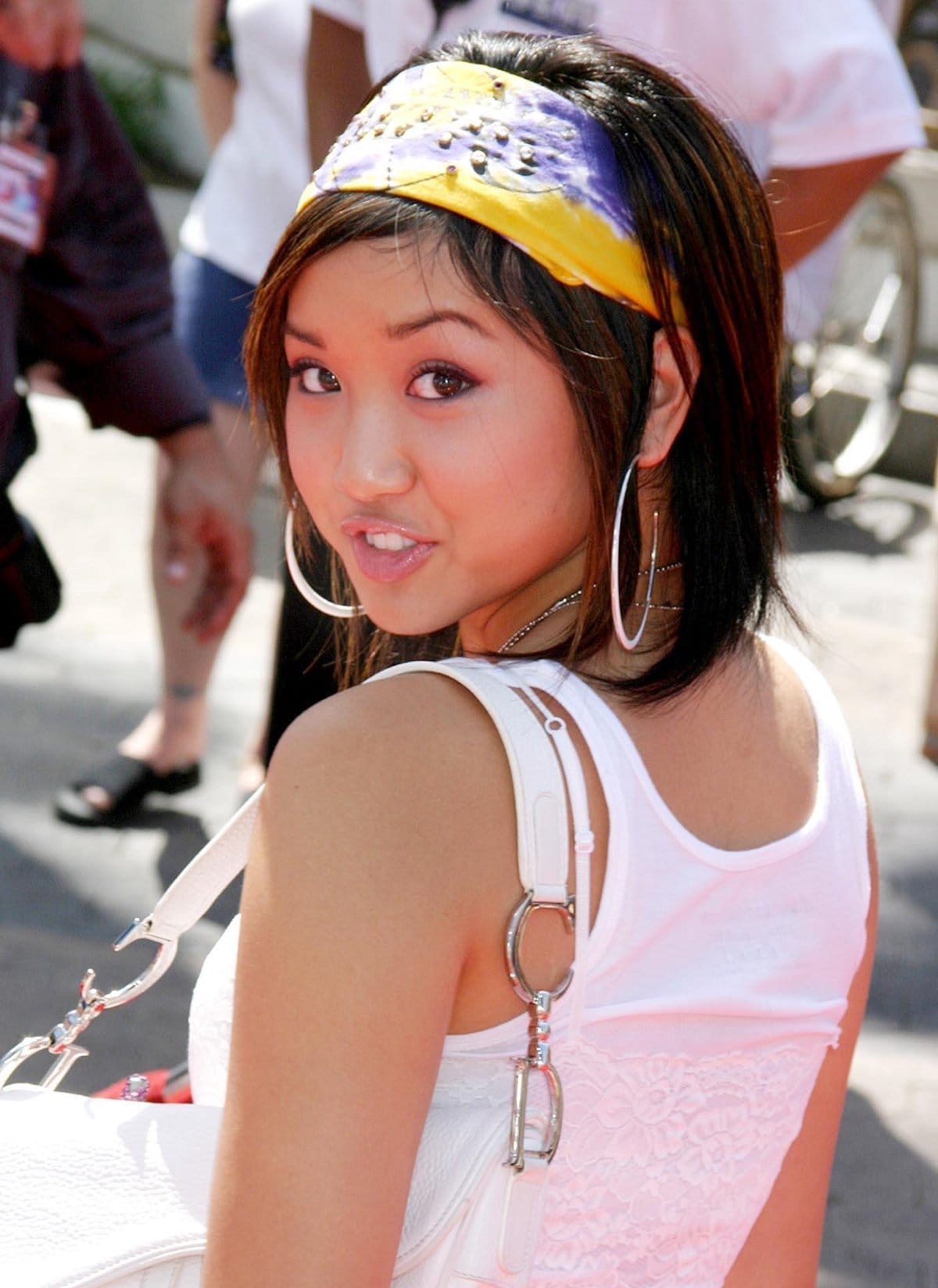 The then 16-year-old Brenda Song at the premiere of Thunderbirds