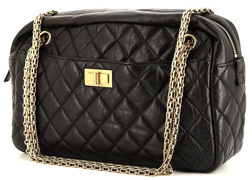 Chanel My Everything Flap Bag Quilted Caviar Medium