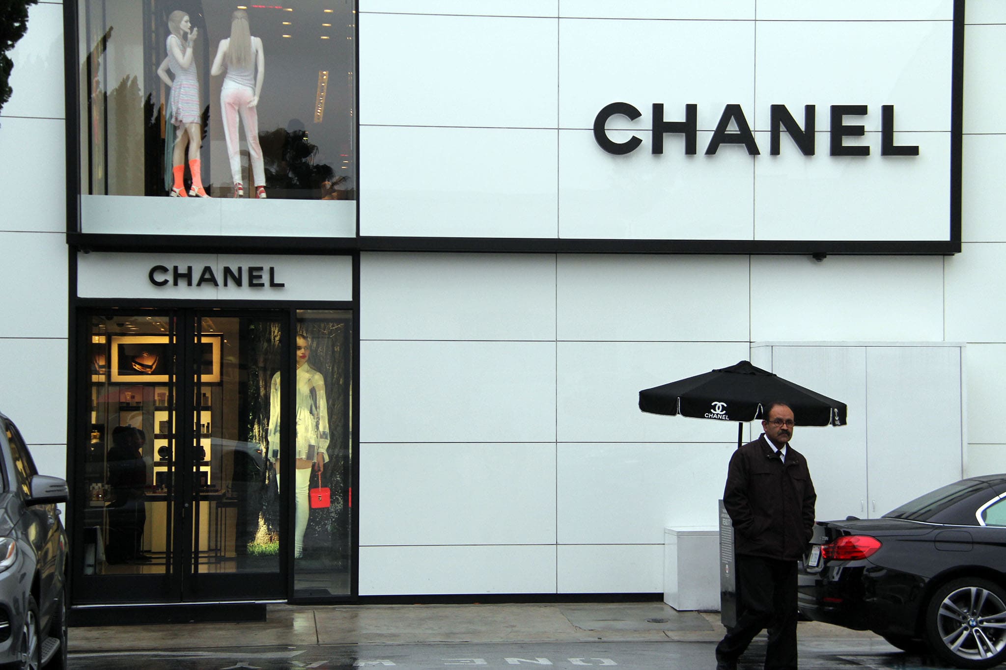 A Chanel stand-alone store in Los Angeles