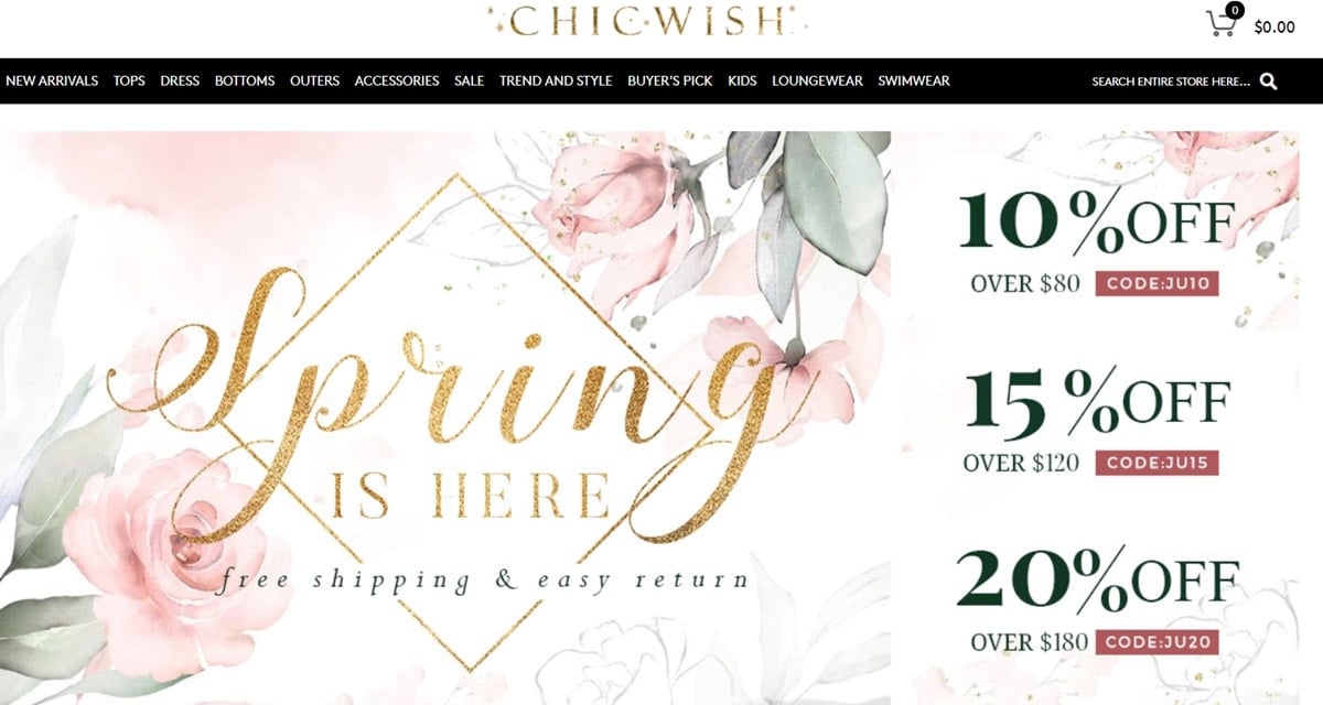 Chicwish is a scam retailer operating out of China