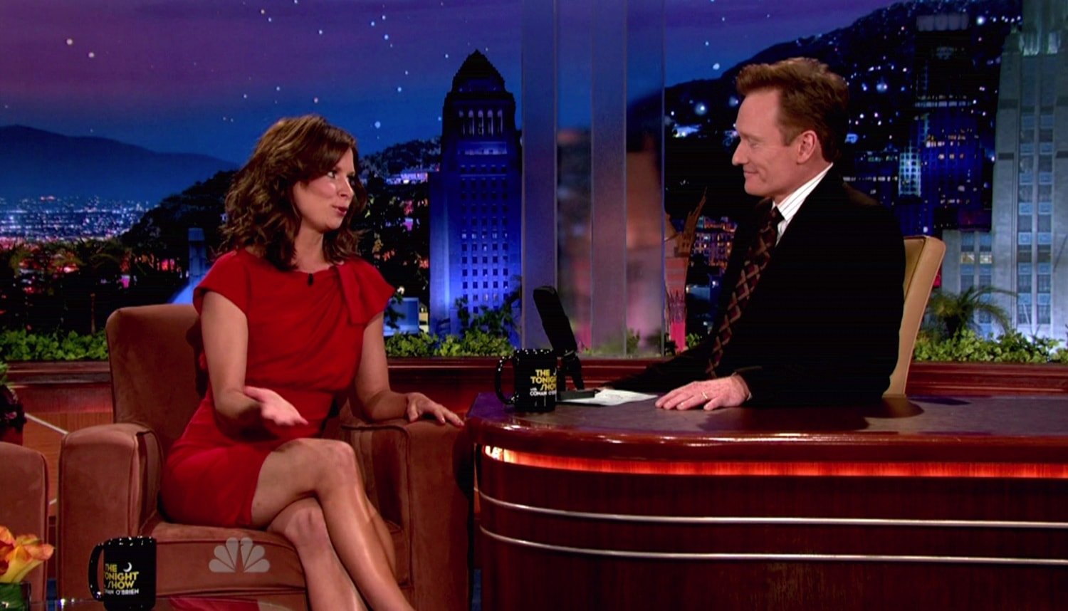 Mary Lynn Rajskub talks about her Las Vegas wedding in Las Vegas on NBC's The Tonight Show with Conan O'Brien in 2009