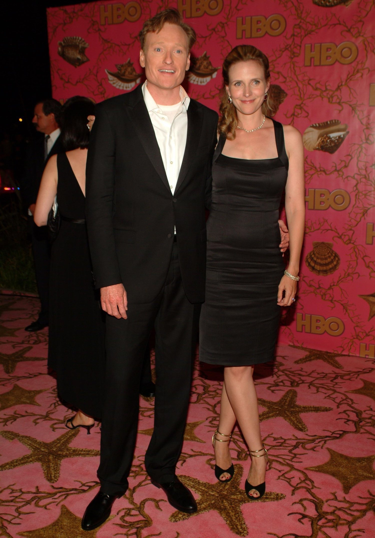 Conan O'Brien met his wife Elizabeth Ann 'Liza' Powel in 2000 when she appeared on his show Late Night with Conan O'Brien