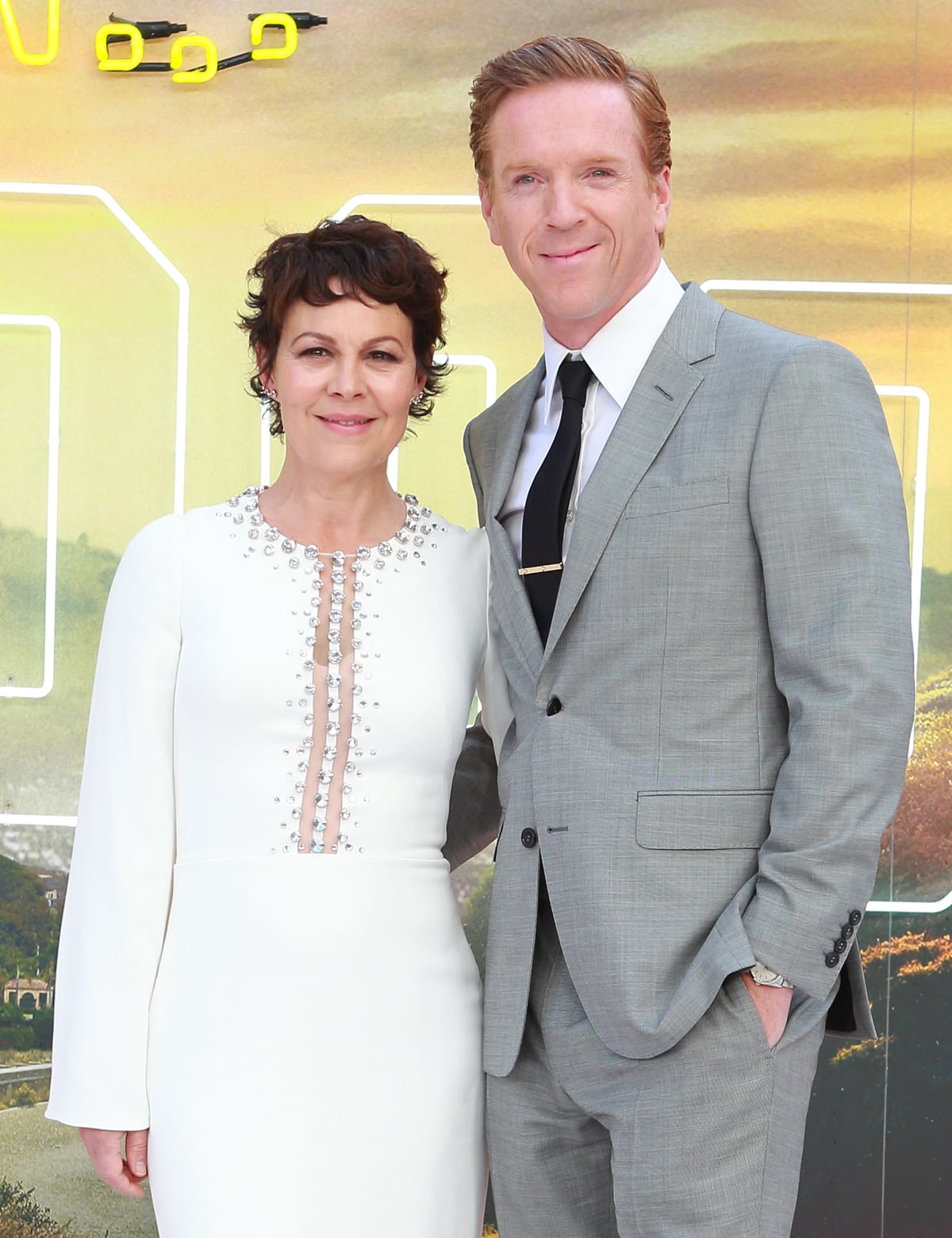 Helen McCrory and her husband Damian Lewis attend the "Once Upon a Time... in Hollywood" UK Premiere