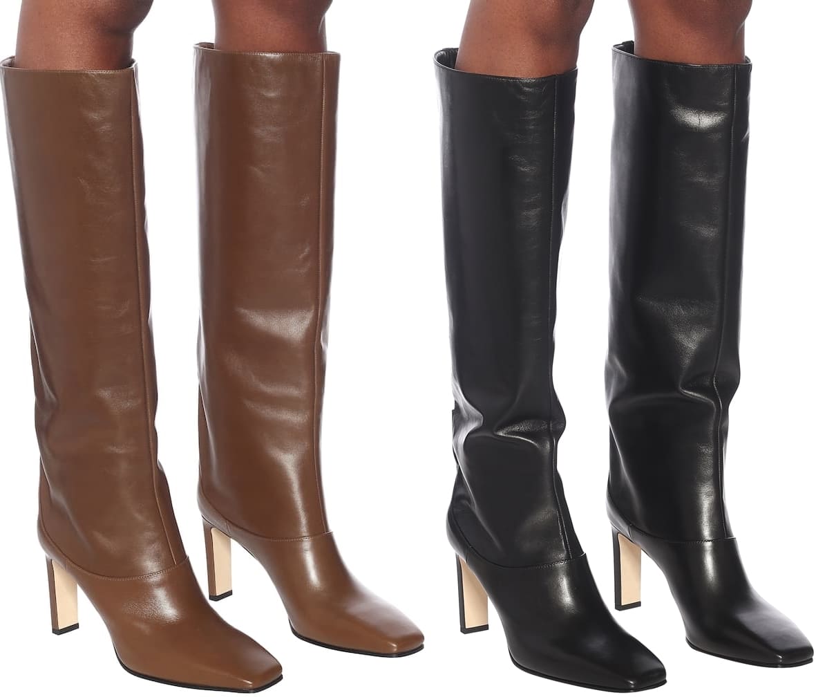 These buttery leather Mahesa knee-high boots from Jimmy Choo are a sleek and sophisticated investment