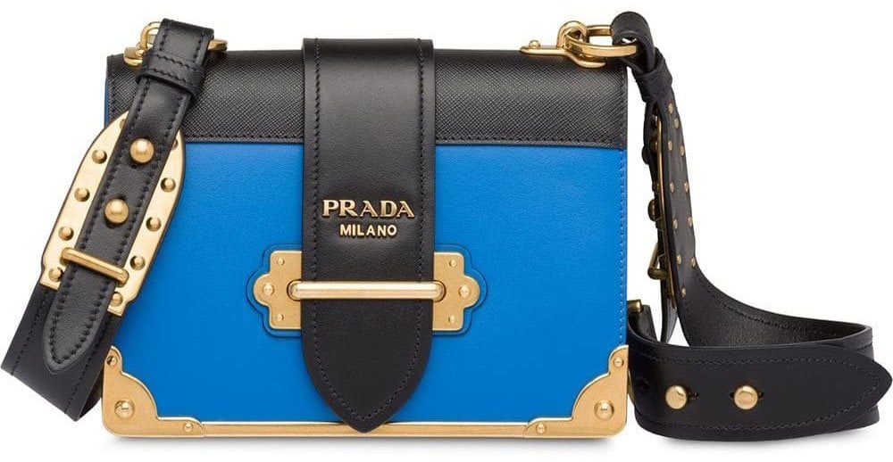 Inspired by the grace of ancient books, the Prada Cahier bag marries history with fashion