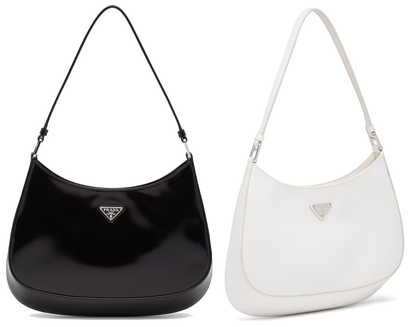 The Prada Cleo: An exquisite mix of modern flair and vintage hobo style, from the Spring 2021 collection