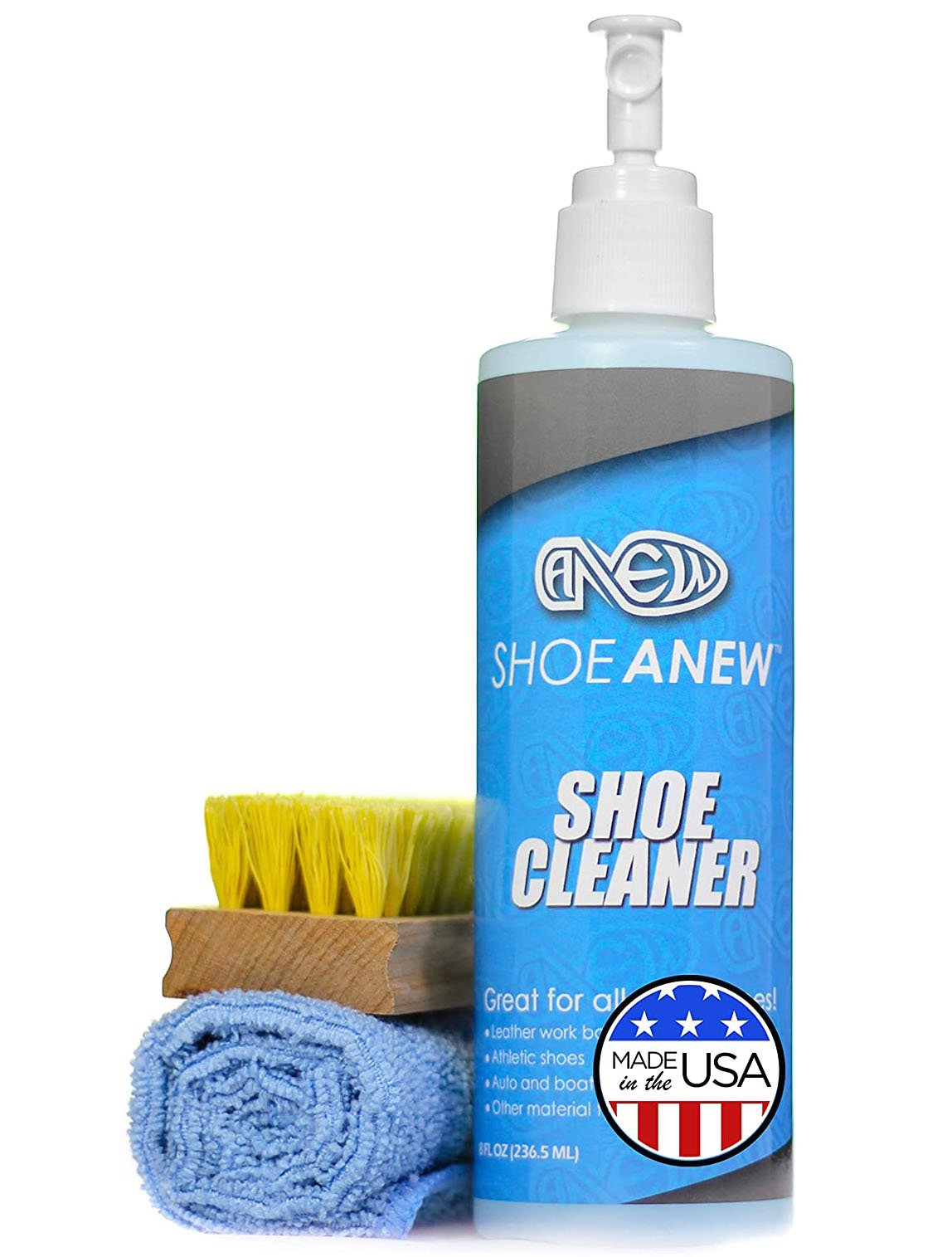 ShoeAnew's shoe cleaner kit is easy-to-use, environment-friendly, and perfect for all types of shoe materials