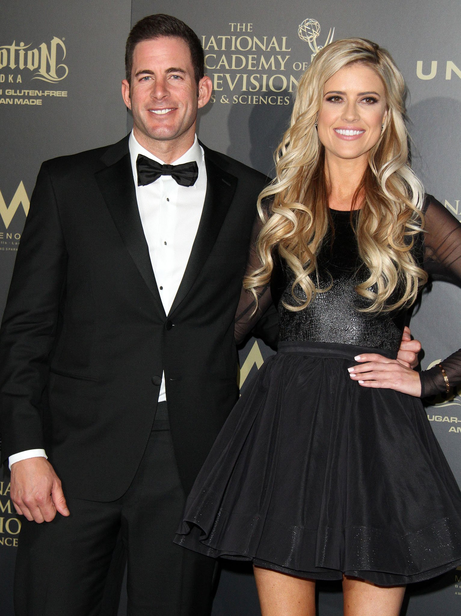 Tarek El Moussa and Christina Anstead (nee Haack) at the 2017 Daytime EMMY Awards Press Room