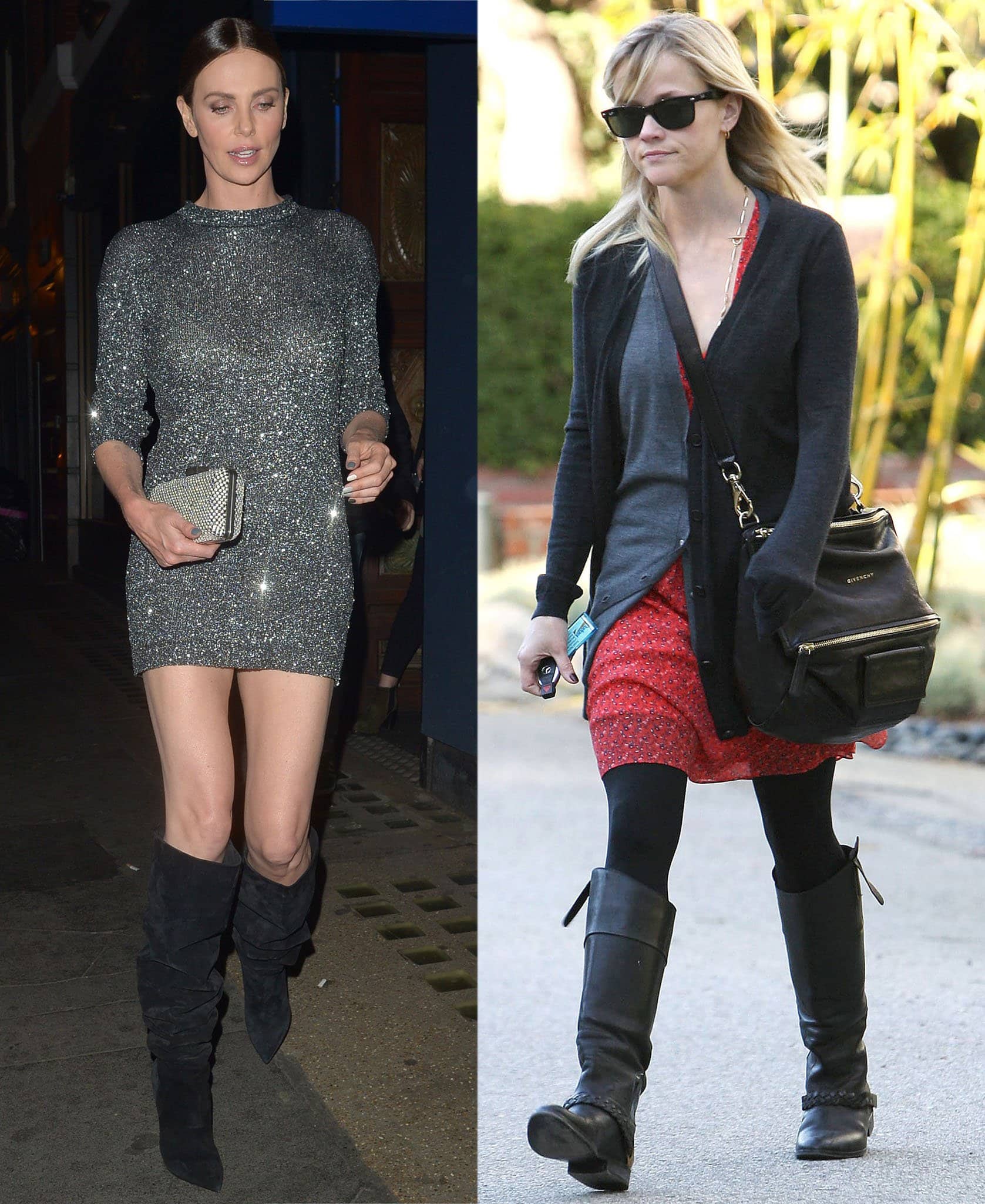 6 Chic Ways To Wear Knee-High Boots With Dresses