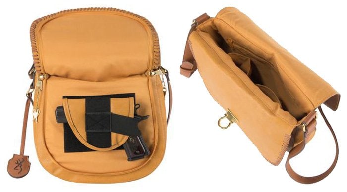 It has a hidden zipped flap that ensures easy access to the holster pocket