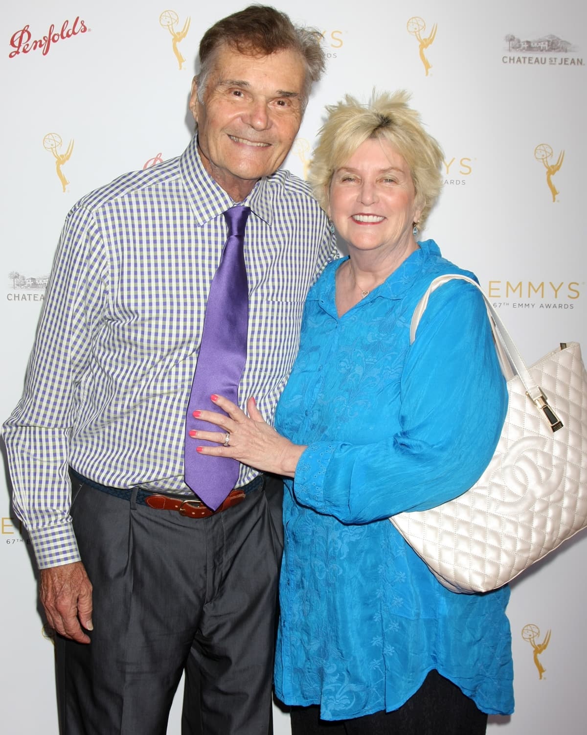 Actor Fred Willard and his wife Mary Willard attend a cocktail reception hosted by the Academy of Television Arts & Sciences celebrating the Daytime Peer Group