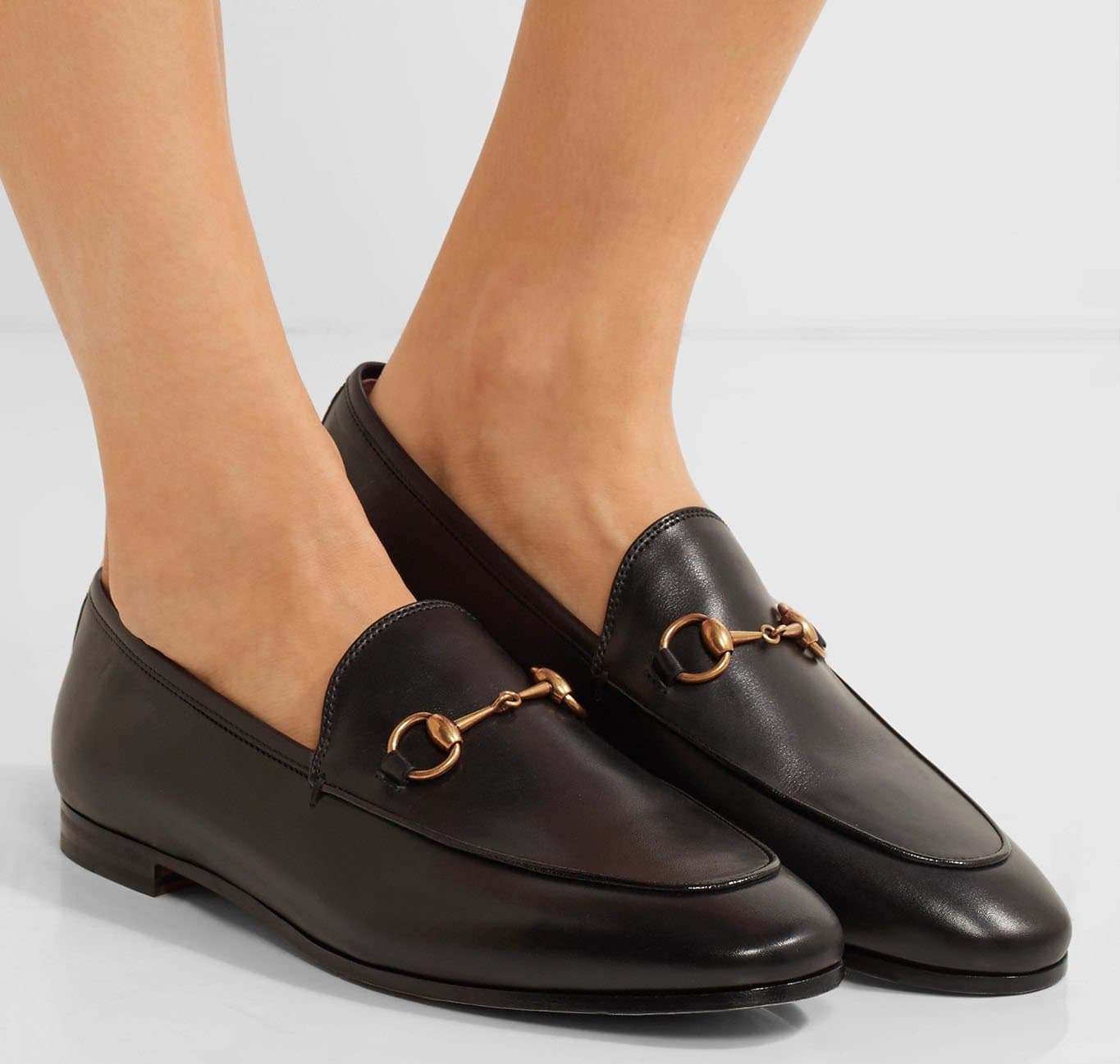 Gucci's classic loafers have the fashion house's signature gold horsebit hardware