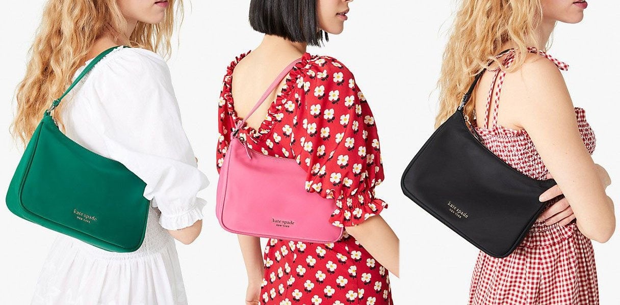 Kate Spade's Little Better Sam is a cheaper alternative to Prada's nylon shoulder bag