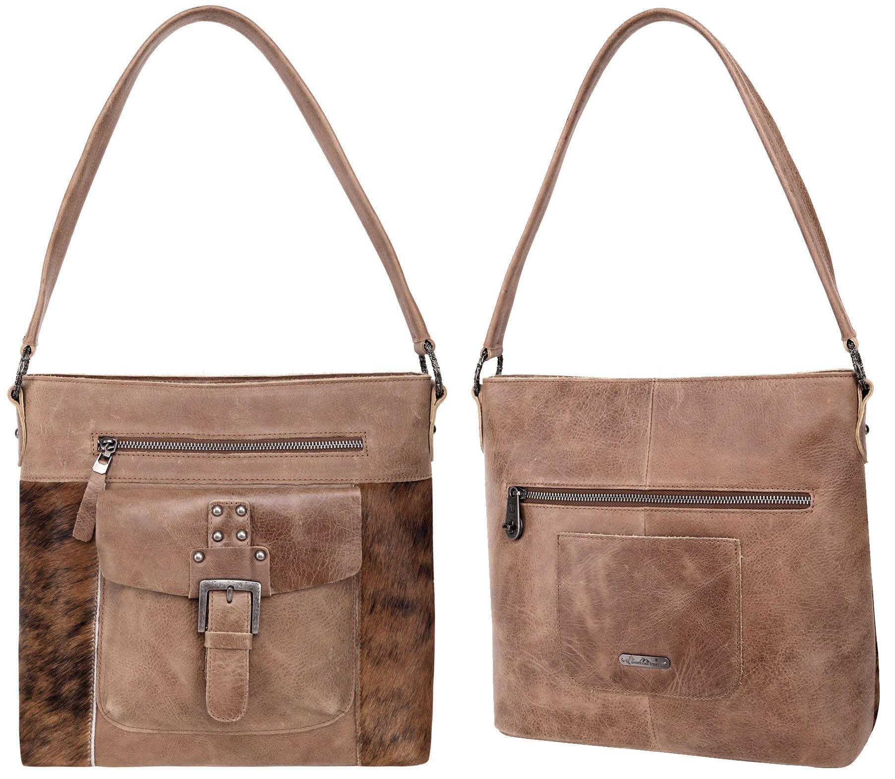 Made from luxurious genuine hair-on cowhide leather, the Montana West hobo features multiple pockets and an easily accessible main compartment