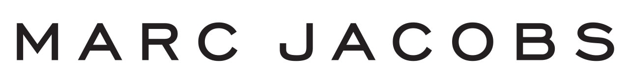 Fashion designer Marc Jacobs' logo is a minimalist wordmark done in Engravers Gothic font