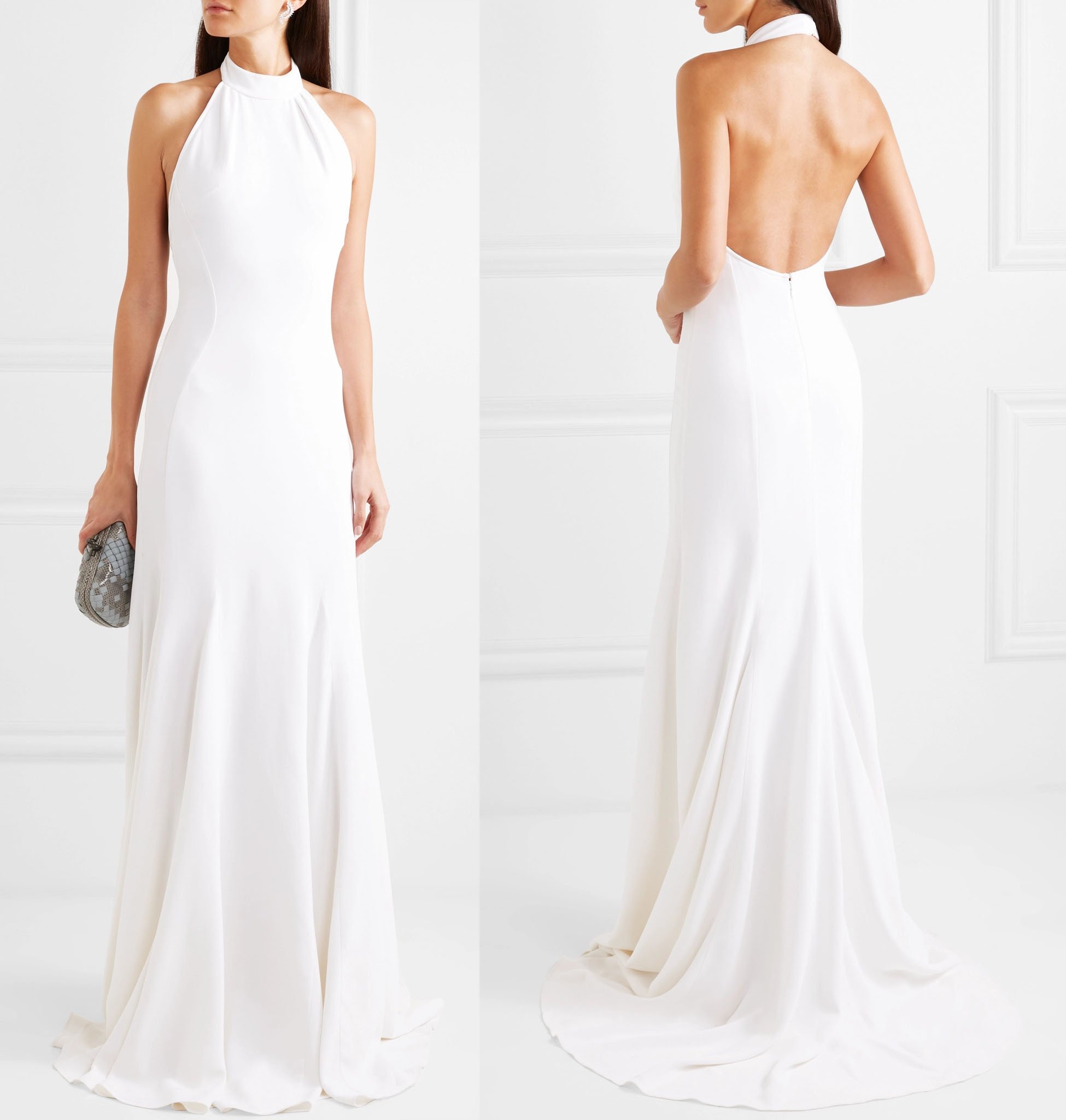 Meghan Markle's Stella McCartney white stretch-crepe halterneck wedding reception dress has been made available to the public for $5,200