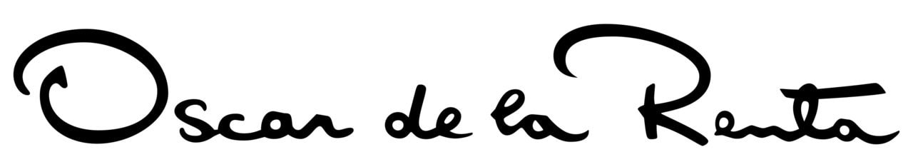 Signature logo design by Oscar de la Renta