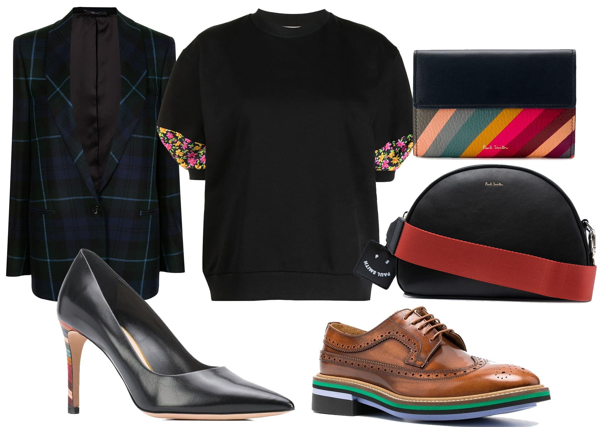 Paul Smith offers clothes, shoes, and accessories