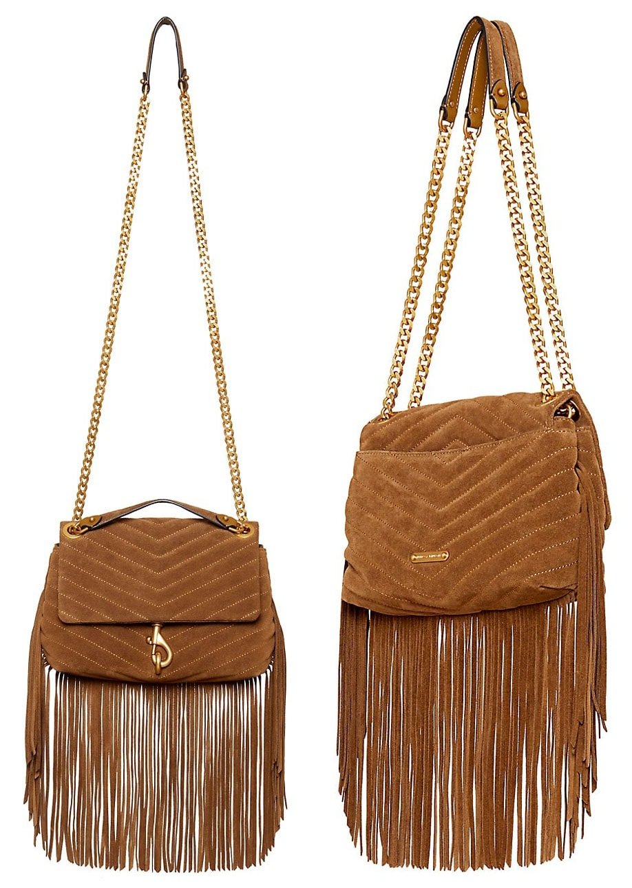 The Edie bag has been given a spring update with fringes that give off '70s vibe